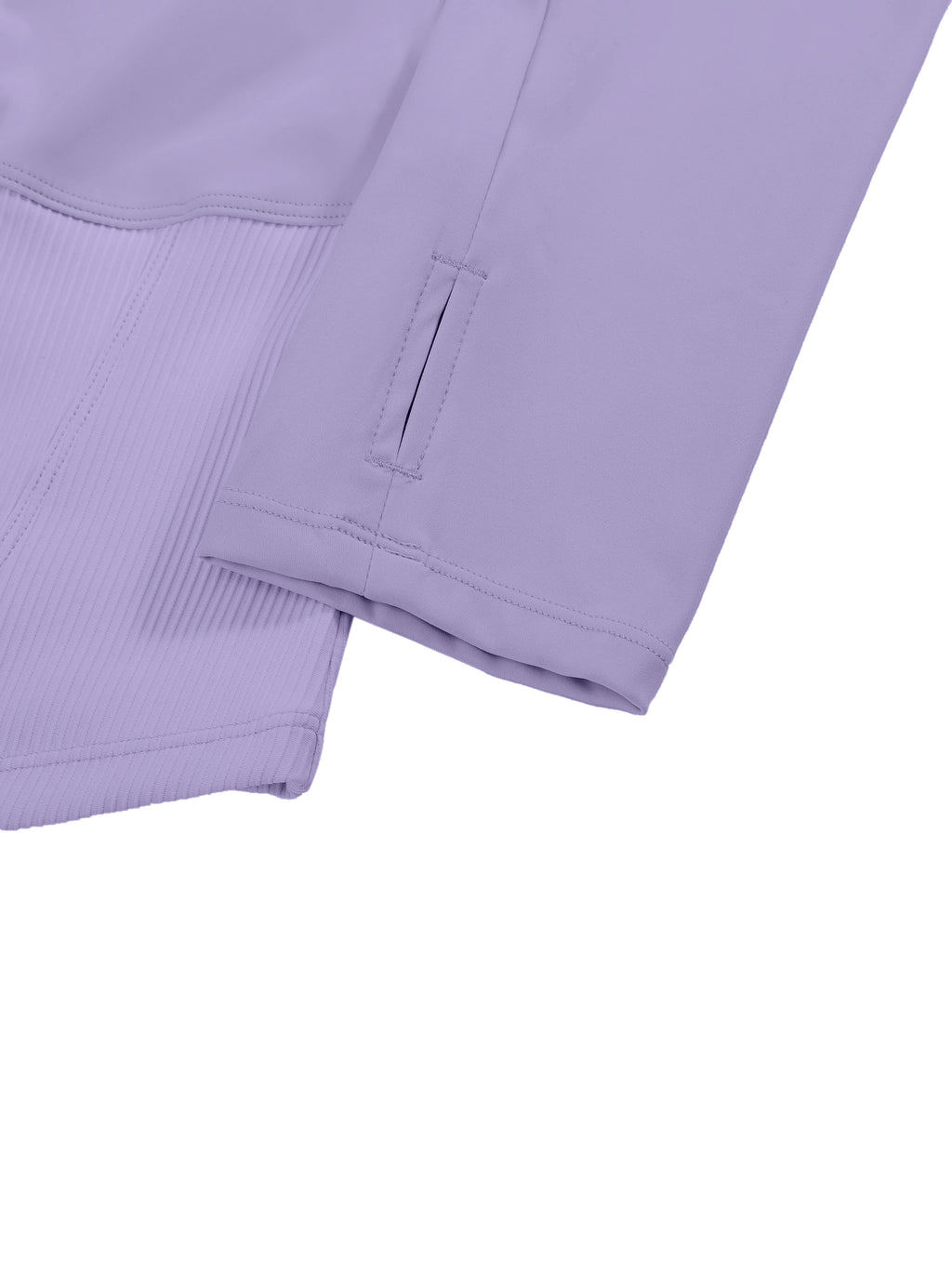 Women's Slim Fit Full-Zip Yoga Jacket fabric detail view 5