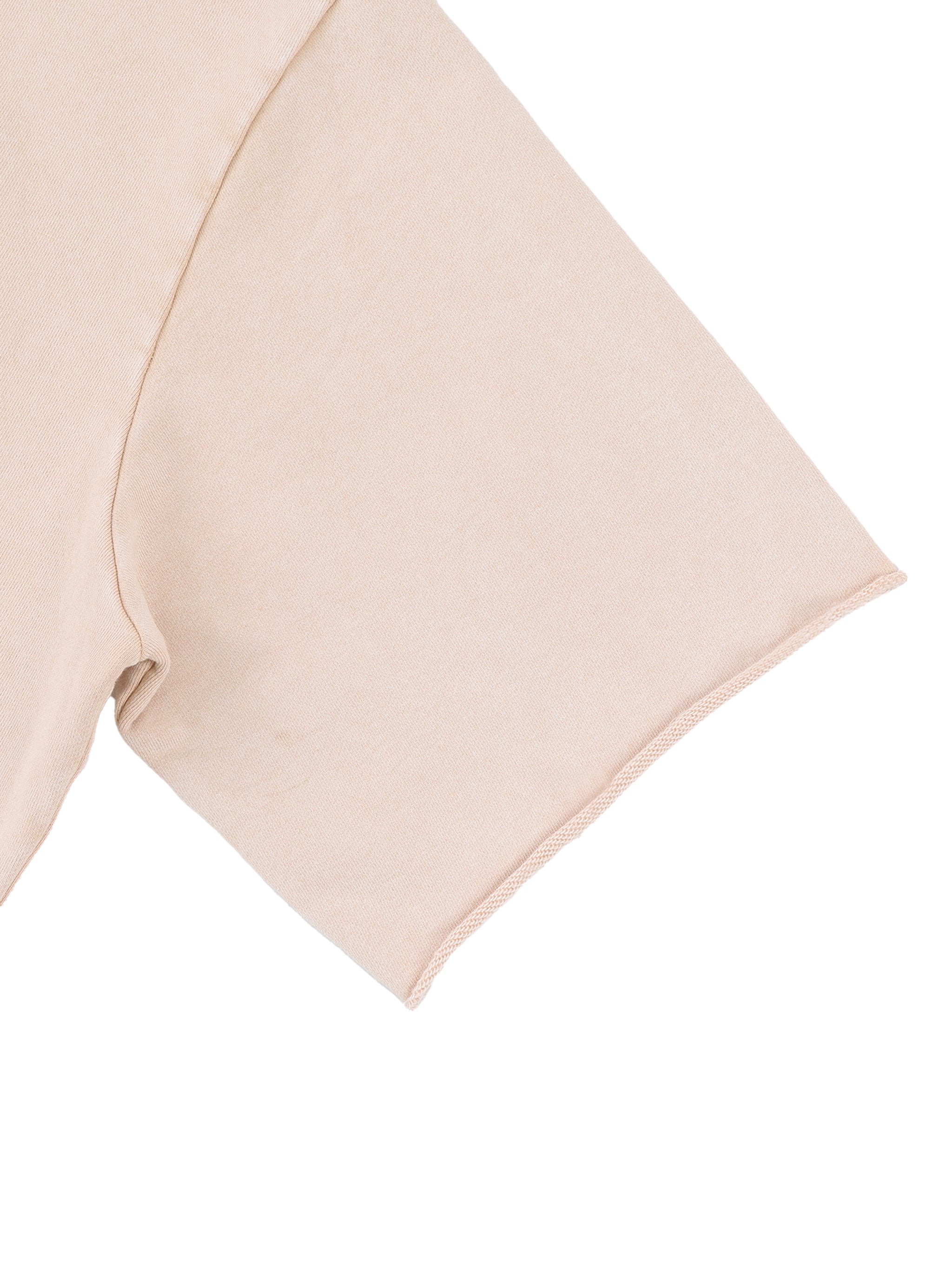 Unisex Mineral Wash Short Sleeve Hoodie fabric detail view 5