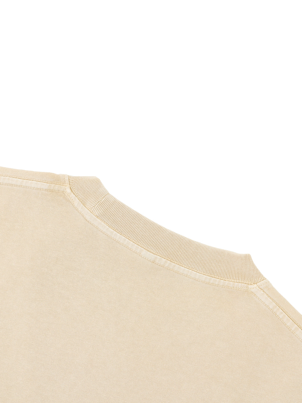 Women's Mineral Wash Cotton Crop T-Shirt fabric detail view 1
