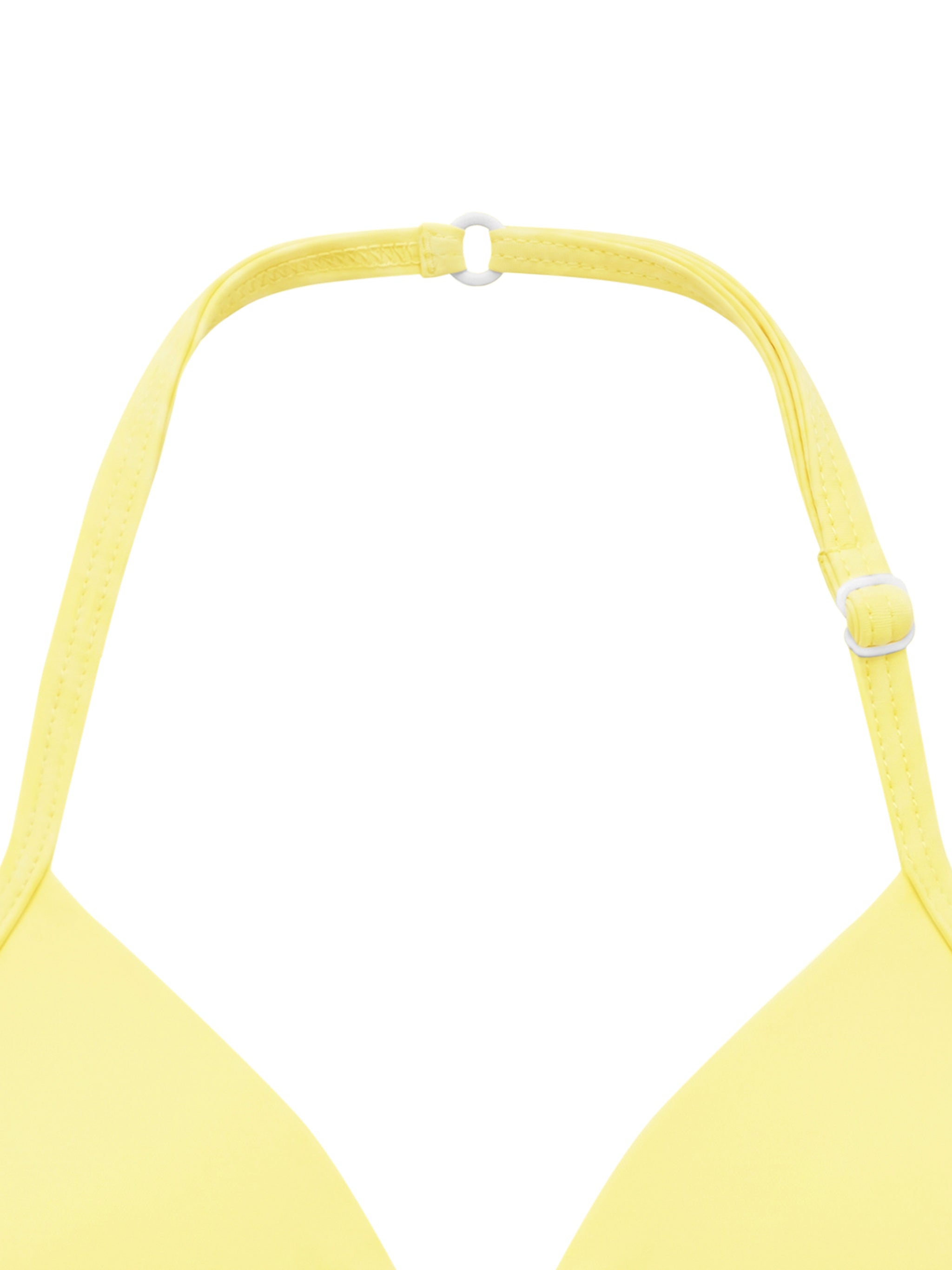 Women’s Ruched Halter-Neck Sports Bra fabric detail view 1