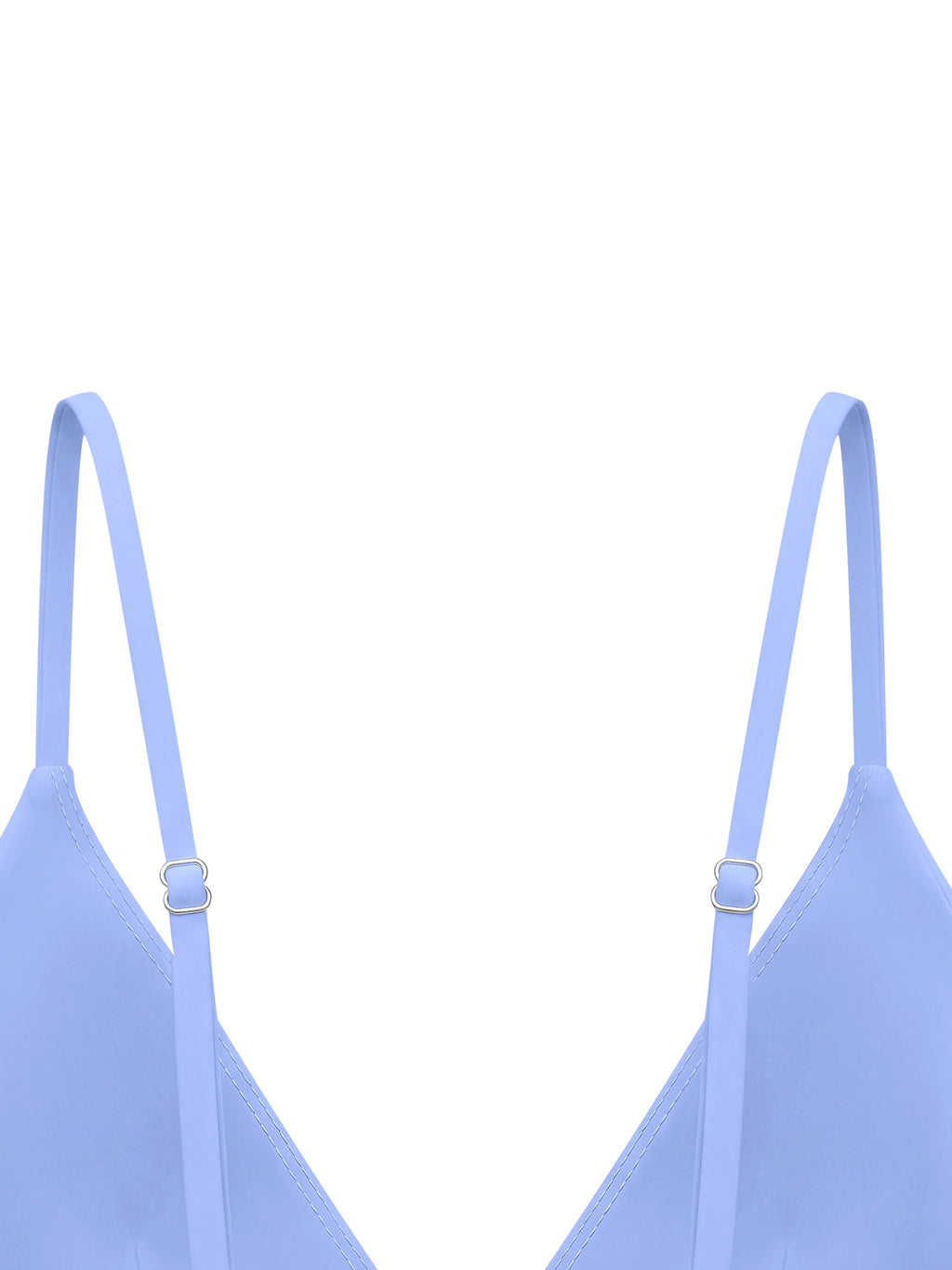 Women’s Cropped V-Neck Sports Bra fabric detail view 2