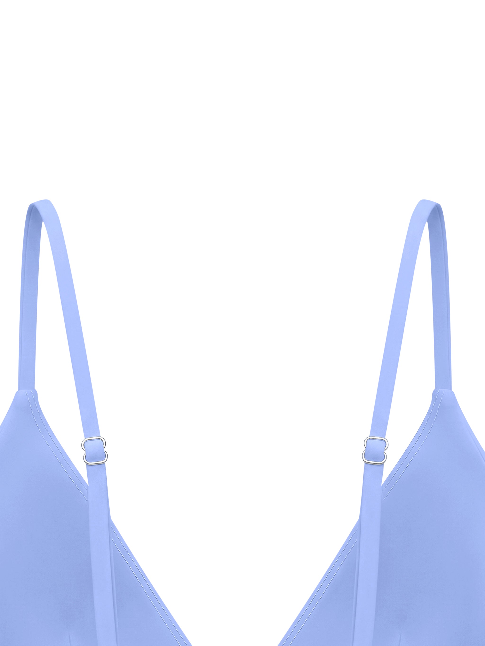Women’s Cropped V-Neck Sports Bra fabric detail view 2