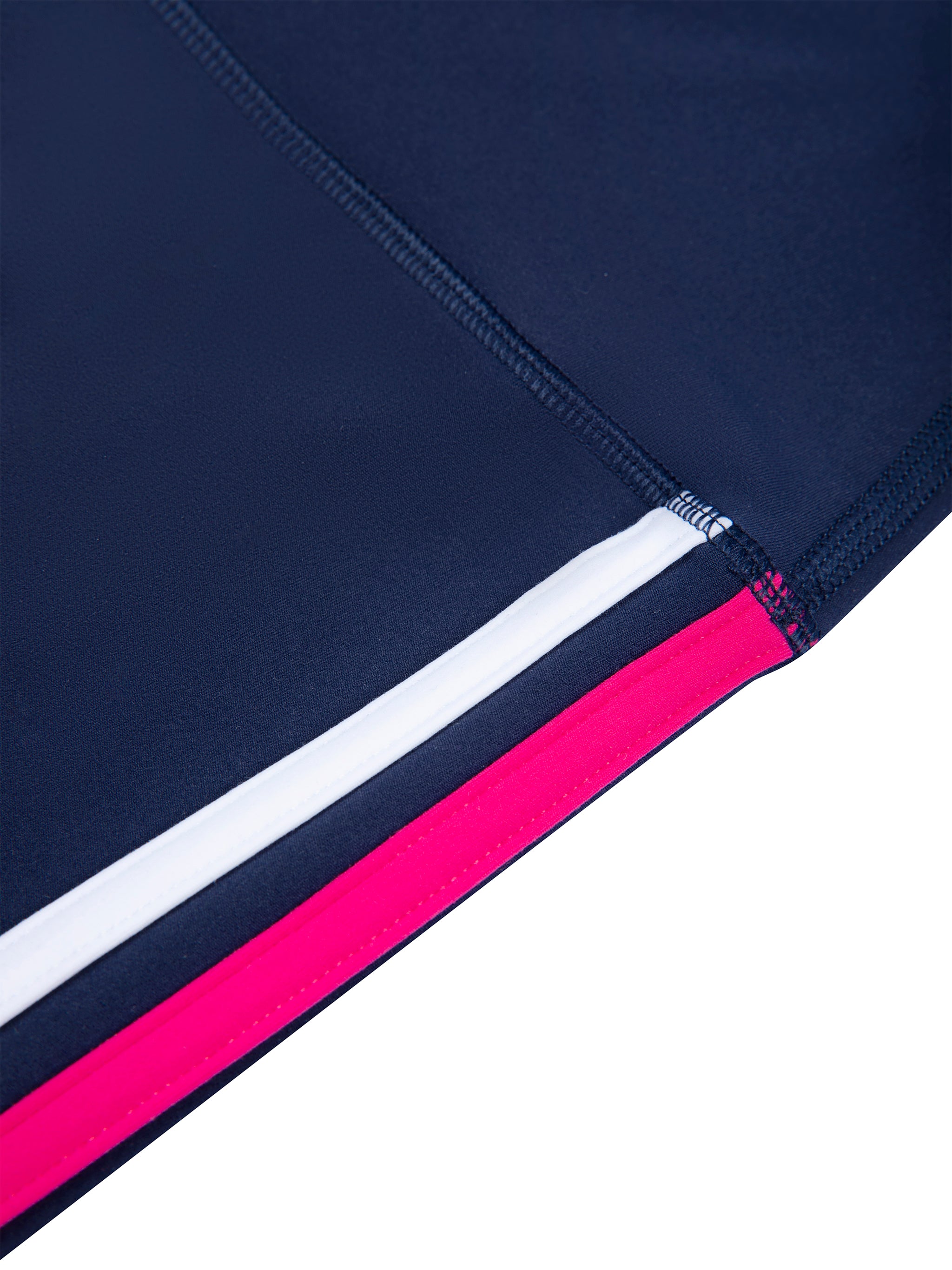 Women’s High Rise Tight Yoga Shorts fabric detail view 4