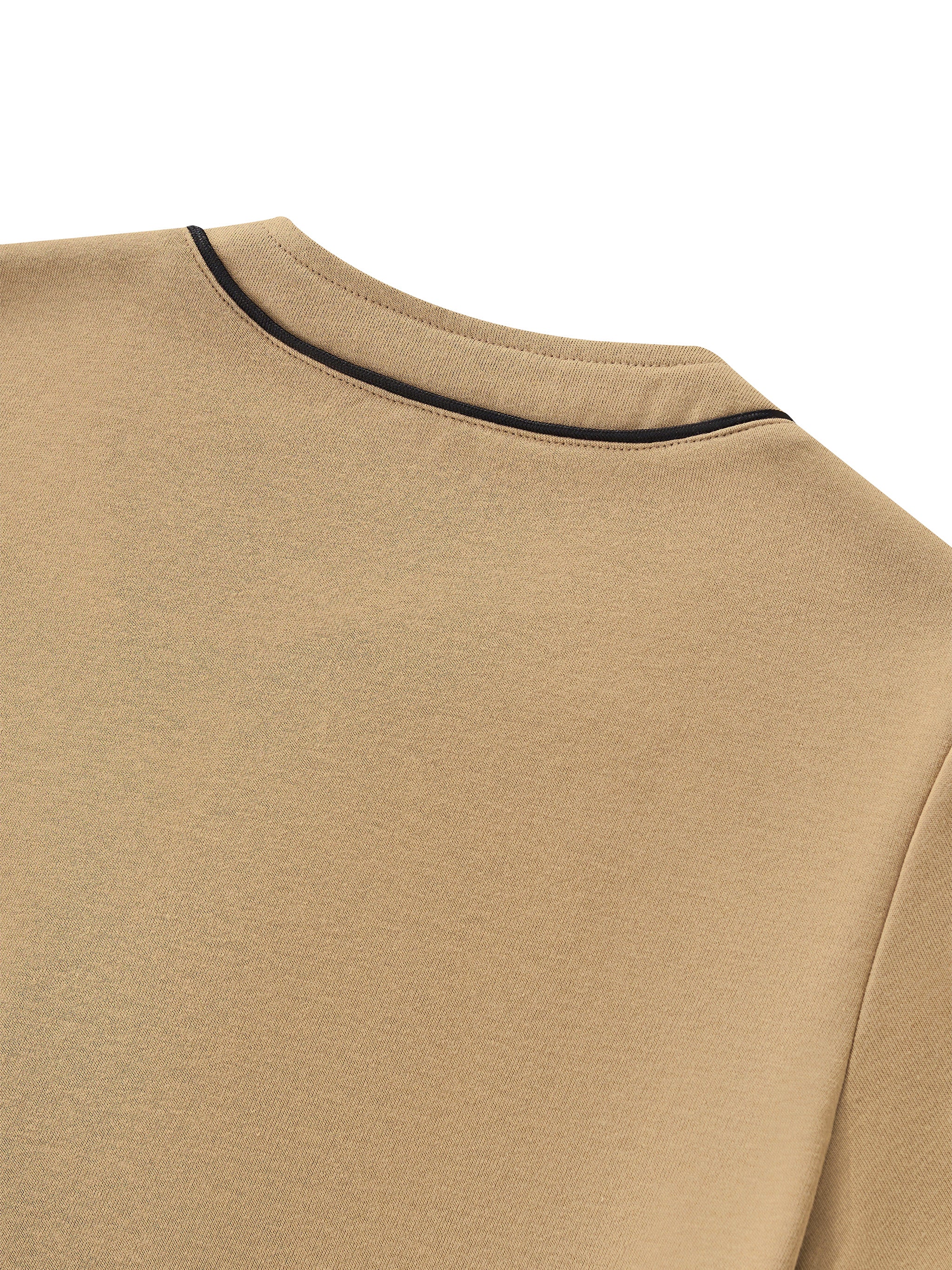 Women's Piping Baseball Jersey fabric detail view 2