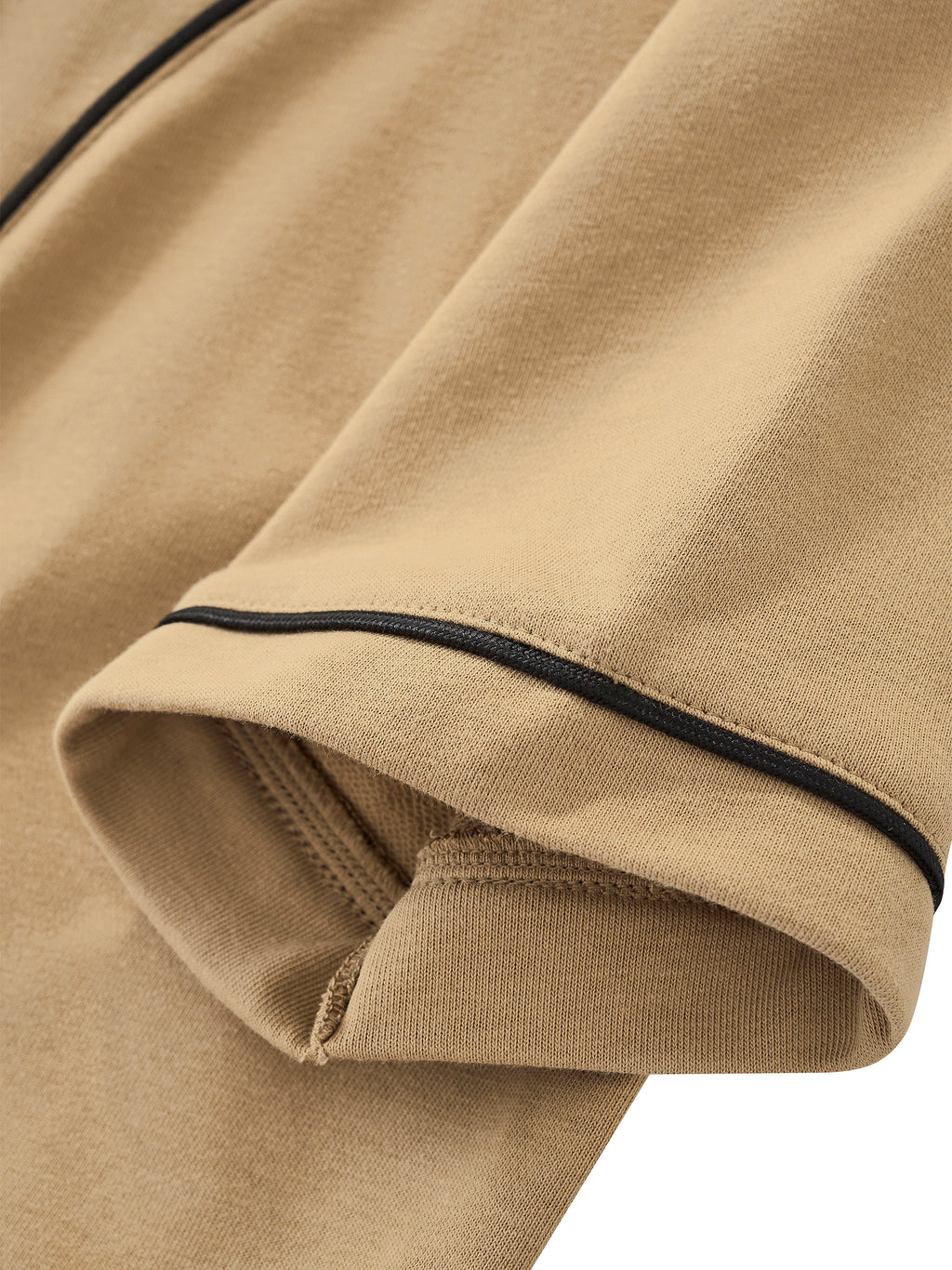 Women's Piping Baseball Jersey fabric detail view 4