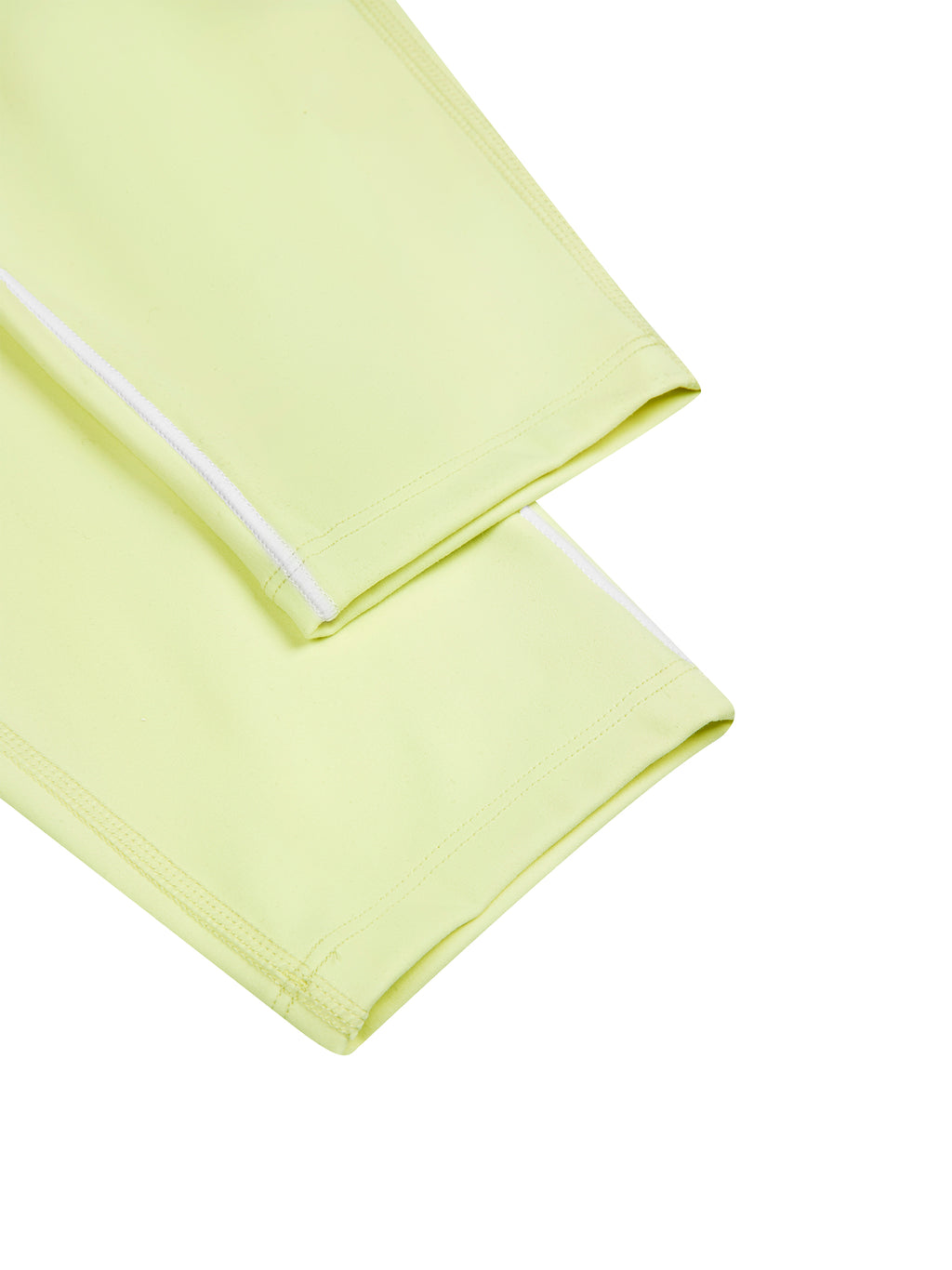 Women's High Rise Topstitching Leggings fabric detail view 3