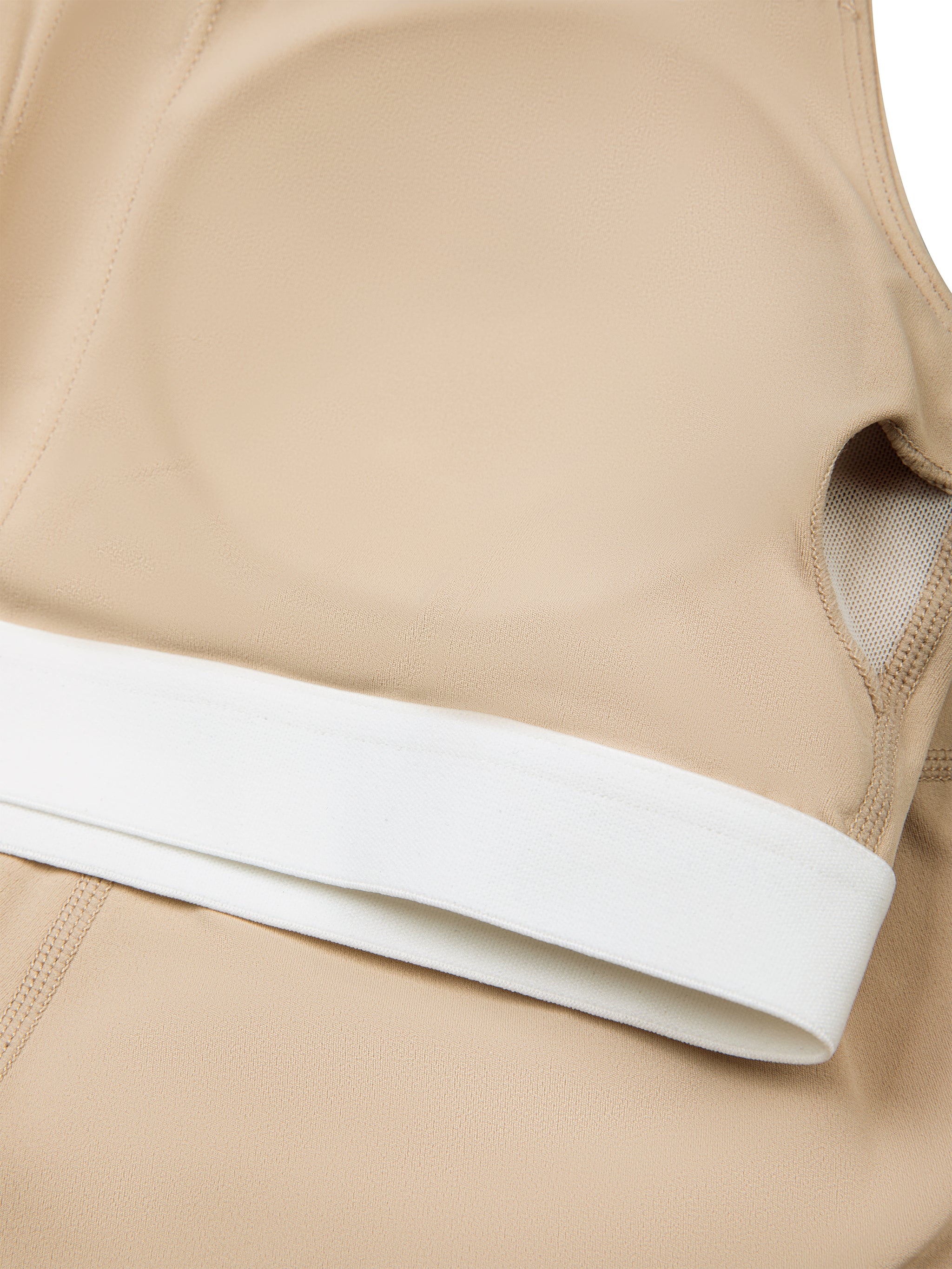 Women’s U-Neck Yoga Romper fabric detail view 4