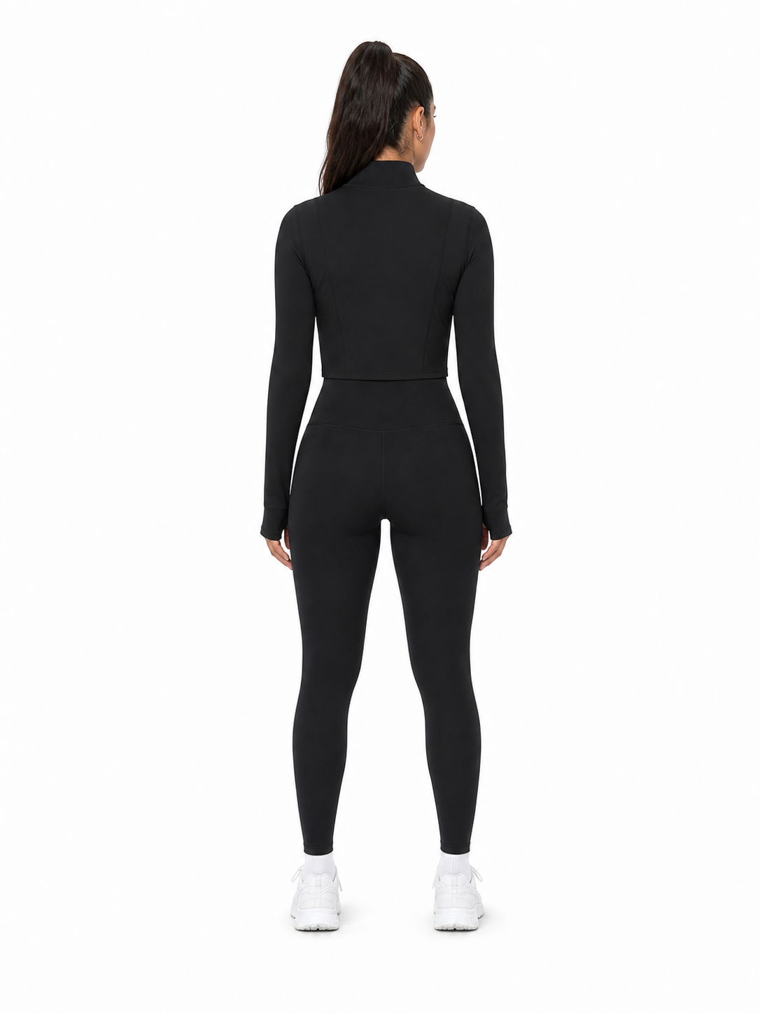 Women’s Full-Zip Sports Jacket back model view