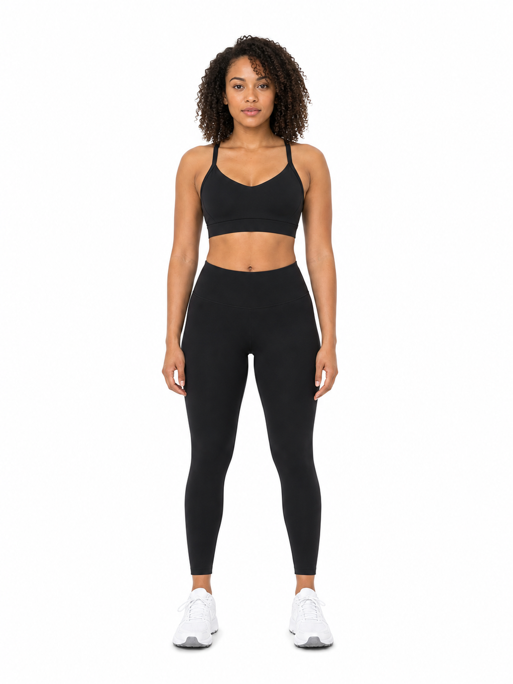 Women’s Yoga Sports Bra front model view
