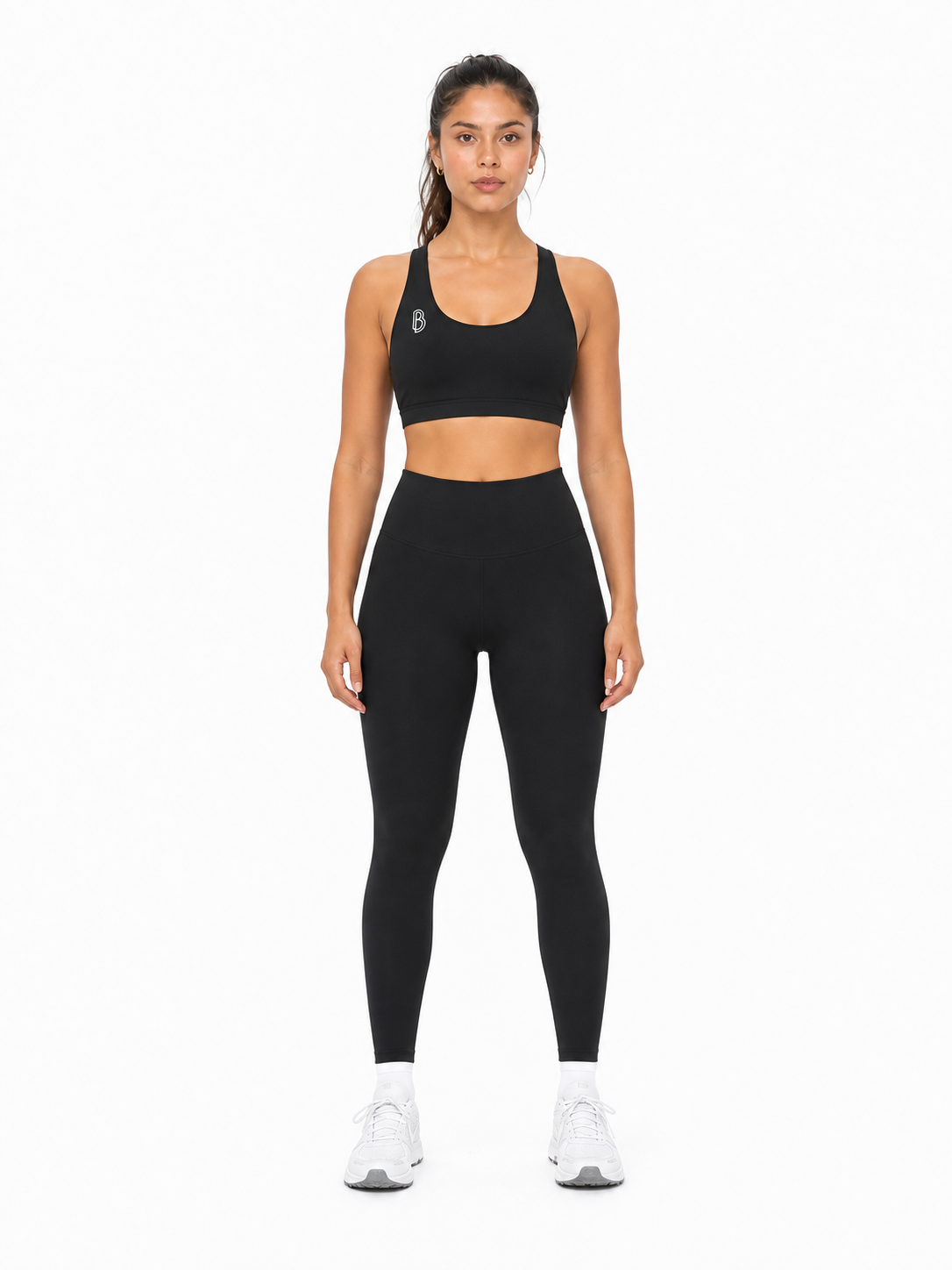 Women’s Yoga Sports Bra front model view